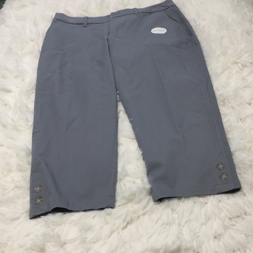 Craft& Barrow- Women Gray Effortless Stretch Capri - Picture 11 of 11